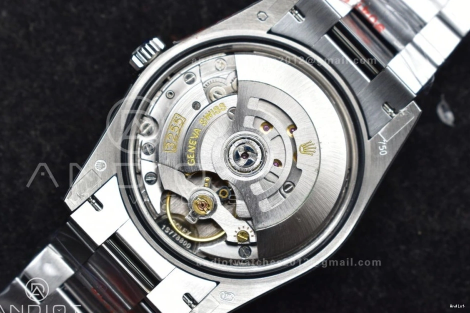 904L Grey (Gain vr3255 DayDate on Bracelet V5 Best Weight) Dial SS 36 Edition QF President Steel 0417